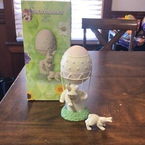 Adorable Bunny Hot Air Balloon Figurine department 56 snowbunnies come with me